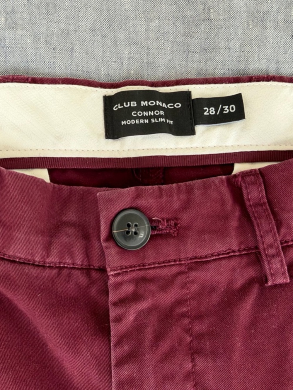 4 Pairs of Club Monaco - Connor Modern Slim Fit Chinos - Men’s Size 28
